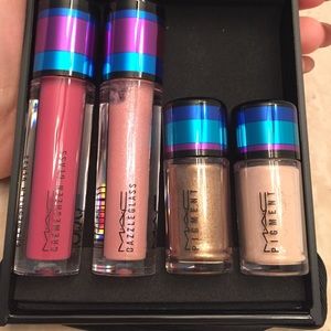 MAC lipgloss and pigment set