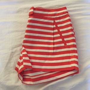 J crew striped shorts new with tags size 6