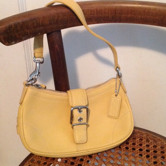 Yellow Coach Mini Purse