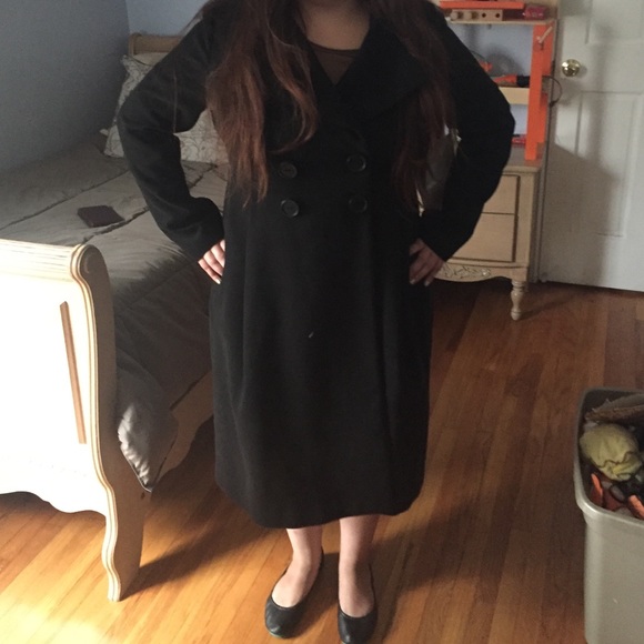 ASOS Tulip Skater Peacoat - Picture 3 of 3