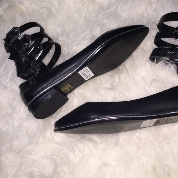 Schutz Strappy Flats. - Picture 4 of 4