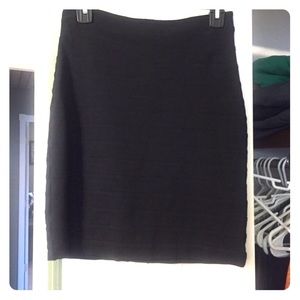 Express Black Skirt