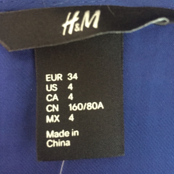 H&M Sapphire Zip-up Midi Dress - Picture 3 of 4