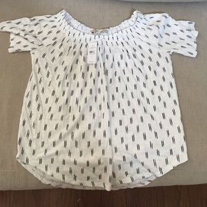 NWT off shoulder shirt