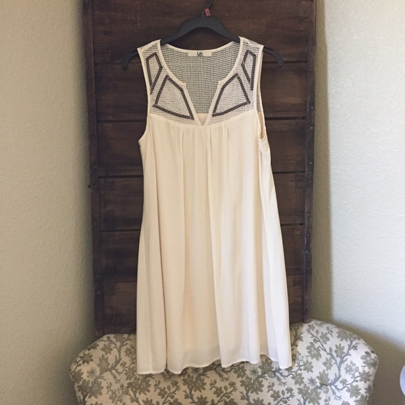 Ya Los Angeles cream colored dress