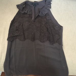 Banana republic blouse with lace