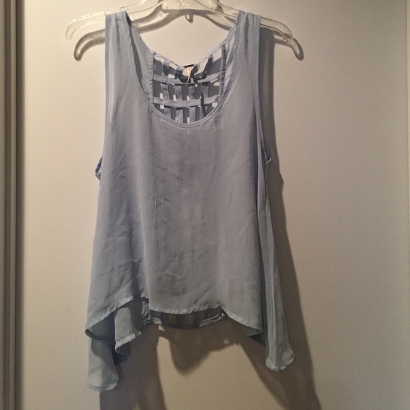 🛍 Bundle & Save 🛍 Sheer blue tank
