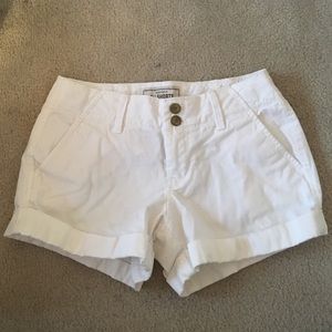 Old Navy Girls White Shorts SZ 0