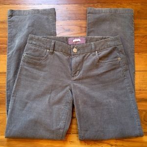 J. Crew gray corduroy pants