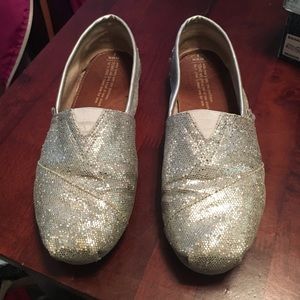 Toms Classic Glitter-Silver