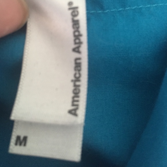 Blue Retro Style American Apparel Midi Dress - Picture 4 of 4