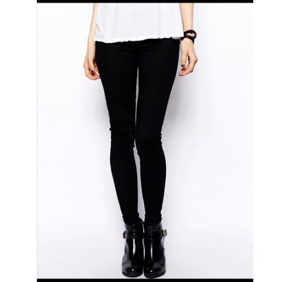 Black jeggings BACK IN STOCK - Picture 3 of 4