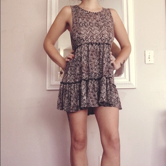 Flowy open back dress