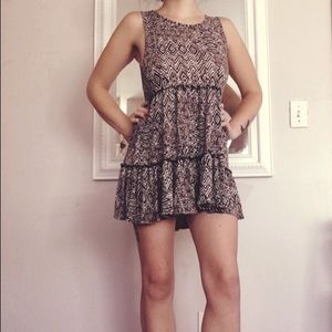Flowy open back dress