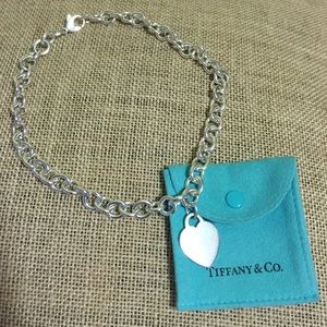 Tiffany & Co Vintage Heart Tag Necklace