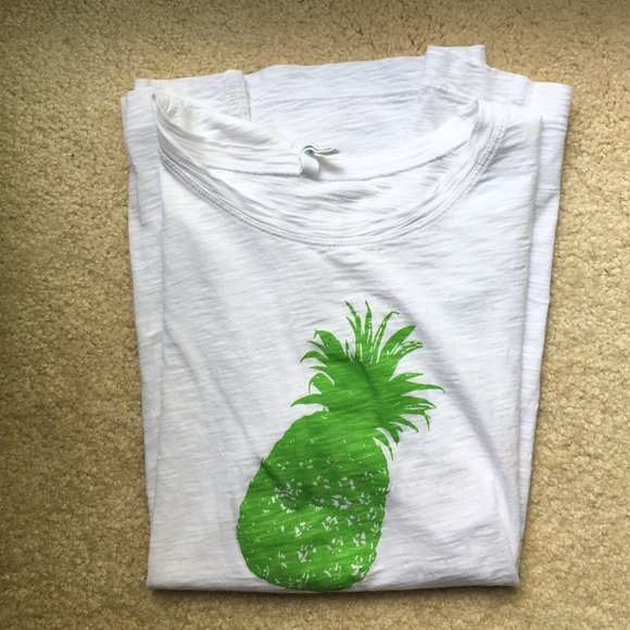 J Crew pineapple t shirt