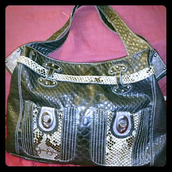 LAST CHANCE 💜 Jessica Simpson Faux Snakeskin Bag