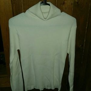 White turtleneck