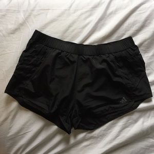 Adidas running shorts black small