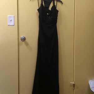 Long black formal dress