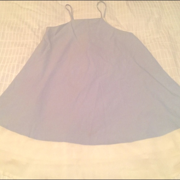 Periwinkle and white Dress