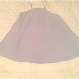Periwinkle and white Dress