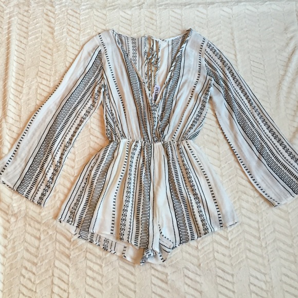 Pitaya Pants - Boho Bell Sleeve Romper