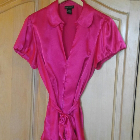 Lane Bryant Tops - Lane Bryant Hot Pink Blouse