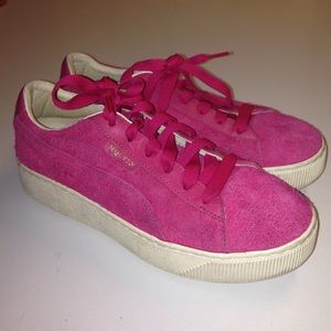 Alexander McQueen X PUMA Suede Sneakers Raspberry