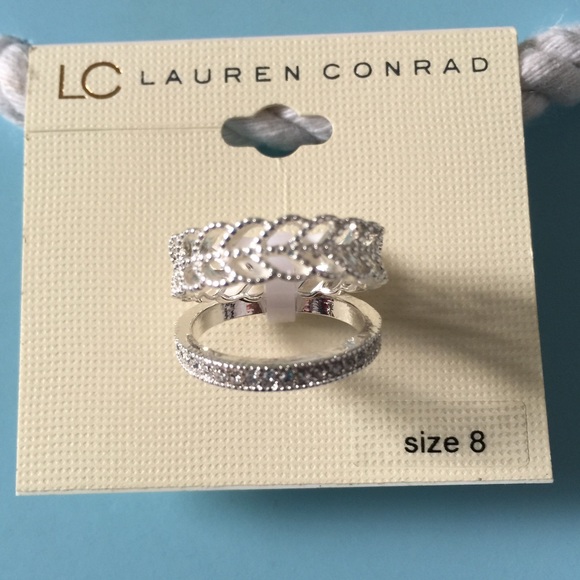 LC Silver ring set
