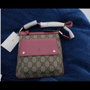 Gucci Children's GG Canvas Crossbody Bag