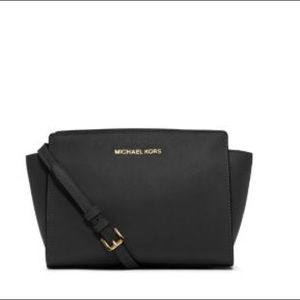 Michael Kors Selma Saffiano Leather Crossbody