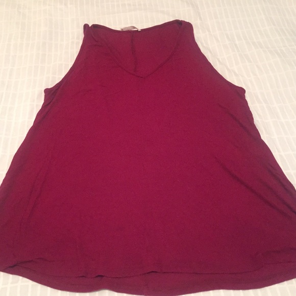 Raspberry pink ribbed top