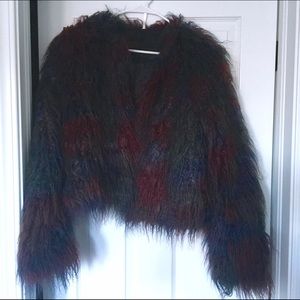 Free People Vegan Fur Coat