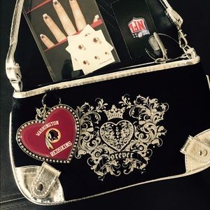 NFL Washington Redskins purse & fingernail tattoos