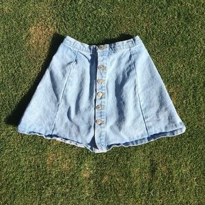 Brandy Melville jean skirt