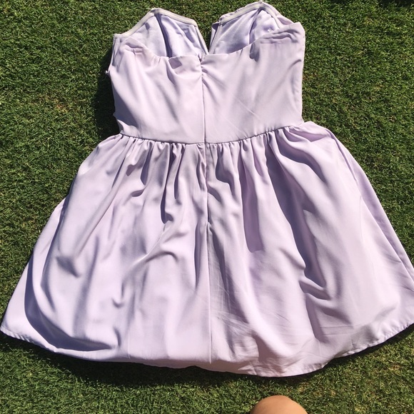 Pastel purple mini dress - Picture 2 of 2