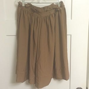 H & M Brown Dress Skirt