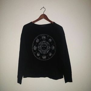 Long sleeve Brandy Melville zodiac tee