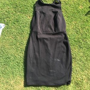 Little black dress with open back