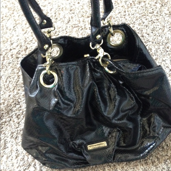 Black vegan leather Steve Madden