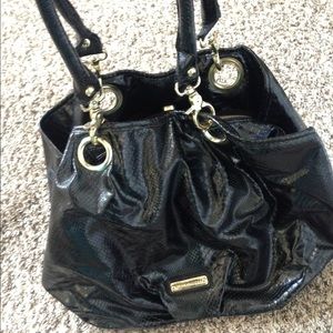 Black vegan leather Steve Madden