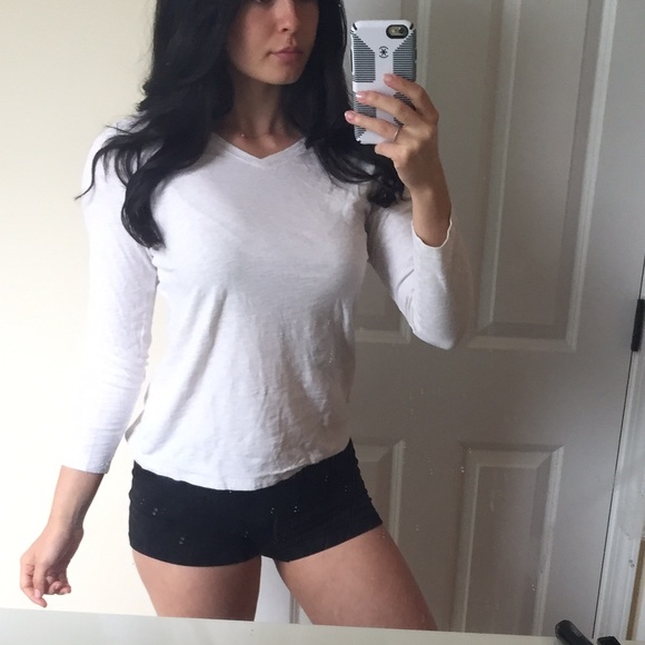 Faded glory basic white long sleeve top