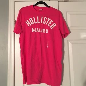 Hollister Pink Men's Shirt SZ: X-LARGE (NEW)