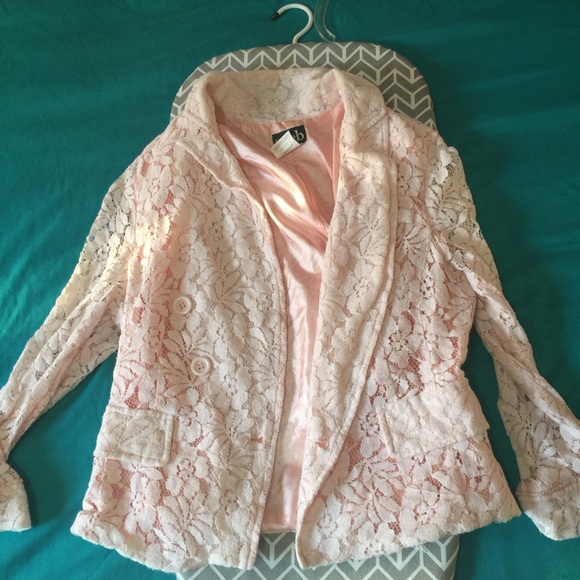 Cute lace blazer from Deb