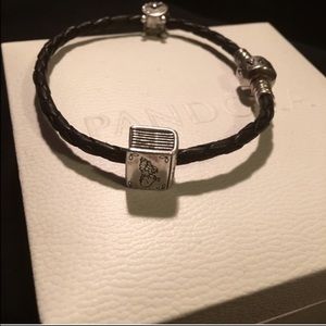 RETIRED Silver Pandora fairy tail book charm !