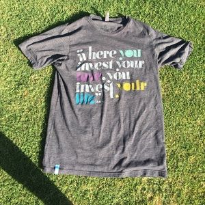 "Where you invest your love, you invest your life"