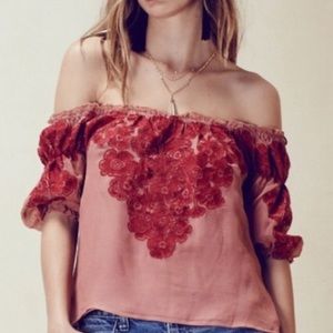 For Love & Lemons Off the Shoulder Top