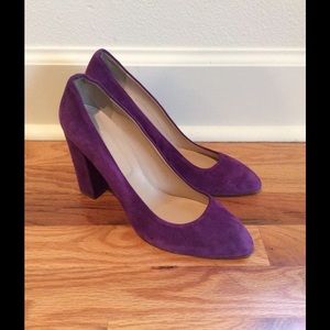 J Crew purple pumps