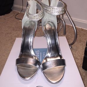 Sliver One Strap Heels